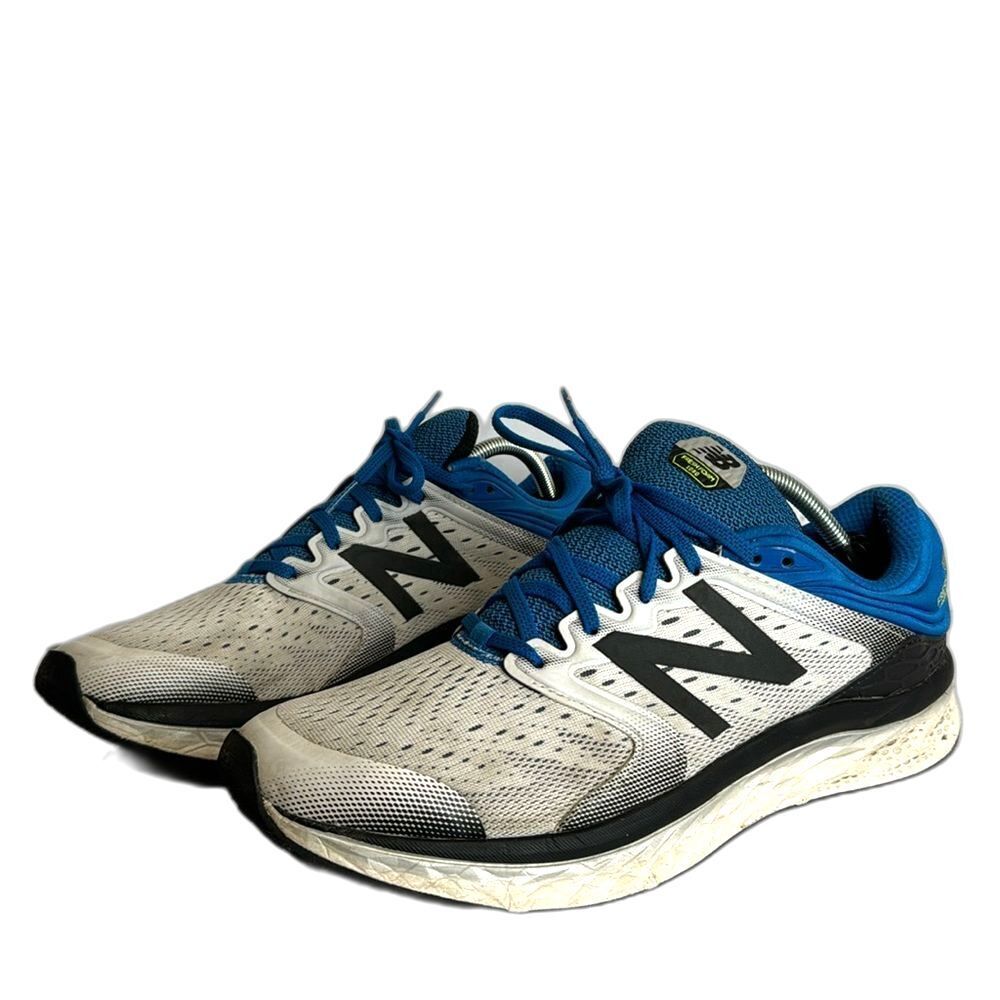 New Balance Men's Fresh Foam 1080v8 Running Walking Shoes Blue White Size 12